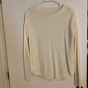 Cream sweater